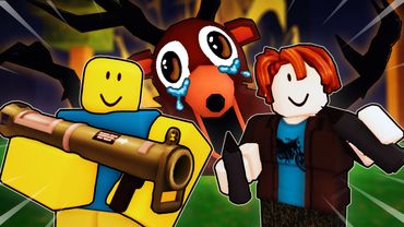 99 NIGHTS IN THE FOREST, BUT WITH ROCKET LAUNCHER! Roblox Animation