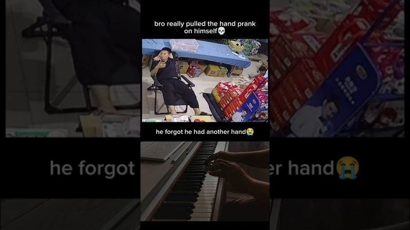 bro pranked himself😭