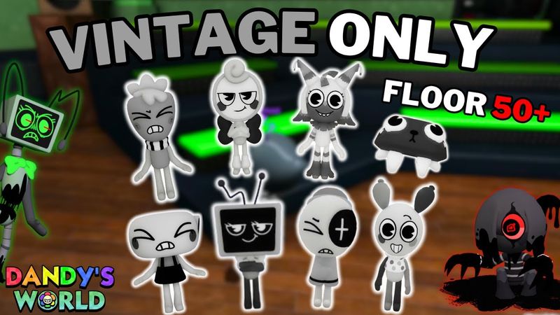 VINTAGE ONLY RUN IN DANDYS WORLD?! (FLOOR 50+)
