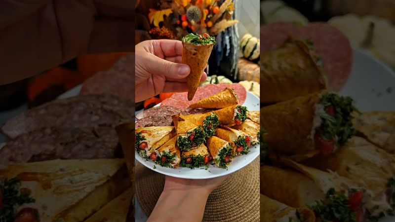 Закуска "КОНУСЫ🎄#закуска #закуски #закускаизлаваша #закускинановыйгод