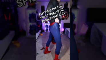 MOST REALISTIC SPIDERMAN SUIT #spiderman #unboxing #marvel #peterparker #shorts