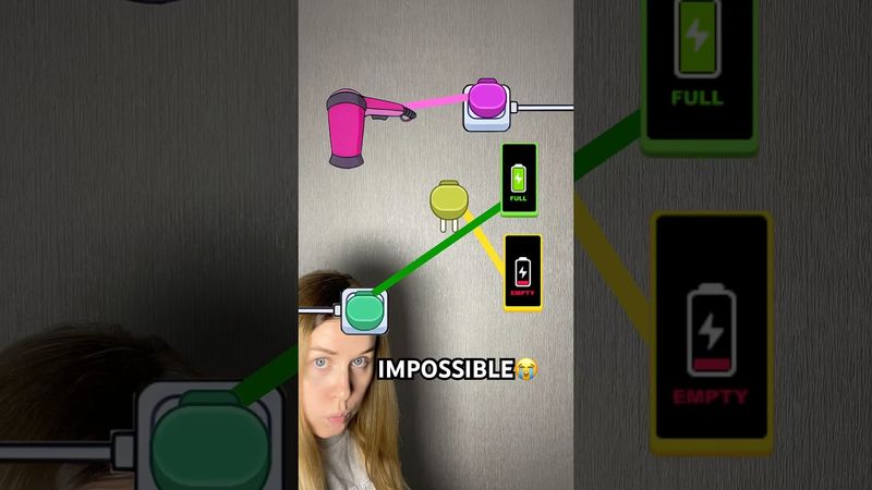 Battery iPhone Challenge📱⚡️IMPOSSIBLE😭#shorts