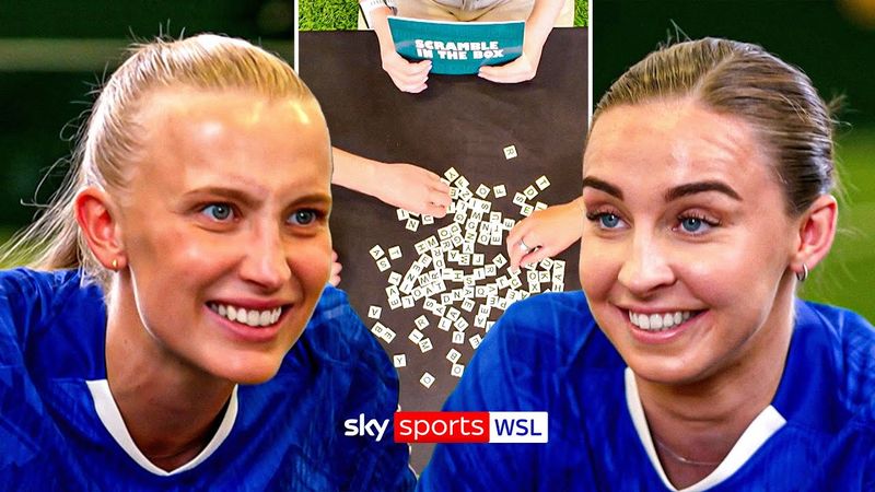 Aggie Beever-Jones & Niamh Charles play Scramble in the Box! 📦