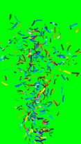 Confetti Falling Green Screen Animation HD. #confetti #animation #gre...