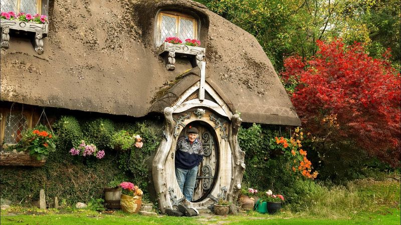 Real life Hobbit House in the Forest l Scotland Countryside