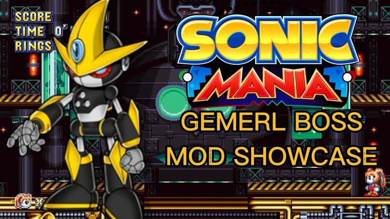 Gemerl Boss in Sonic Mania |Mod Showcase|