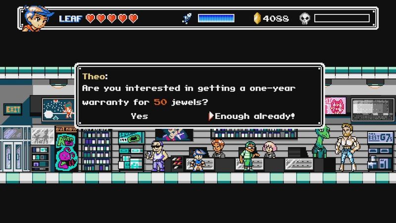 Fallen Leaf: Part 53: Shopping District (Uptown) (+ Alien Kid)