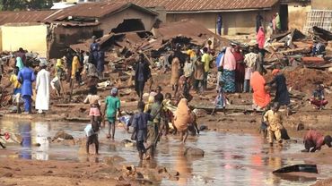 Nigerian first responders at scene of flash floods as death toll rises | AFP