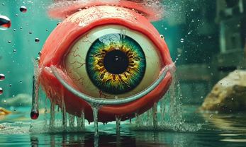 Just a bunch of ai eyeballs. I made this one a while back. I’ve been ...