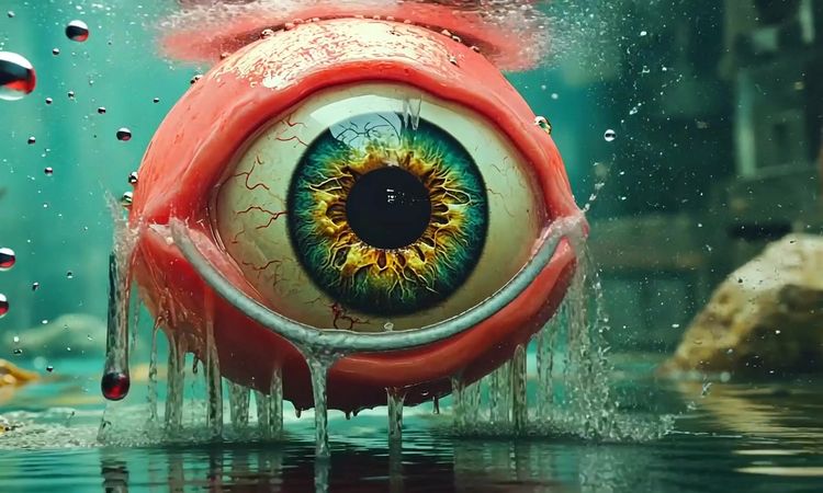 Just a bunch of ai eyeballs. I made this one a while back. I’ve been ...