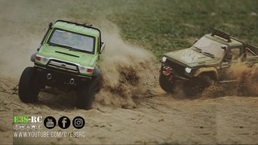 RC Action Car | Test High Speed 🏁| Toyota Lc70 TRX4 VS Jeep Comanche TFL T10