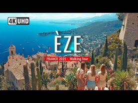 ÈZE Walking Tour 🇫🇷🌿 | Stroll Èze Medieval Streets, Stunning Views & French Riviera Charm!