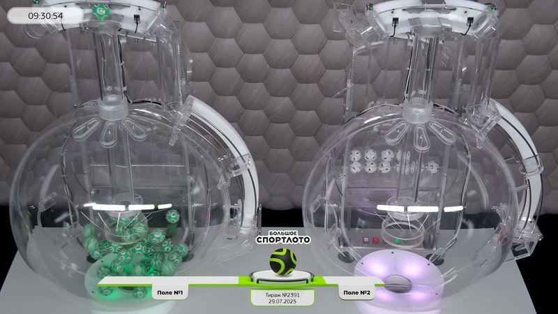 Столото представляет | Лотерея «Большое Спортлото». Тираж № 2391 от 29.07.2025 г.