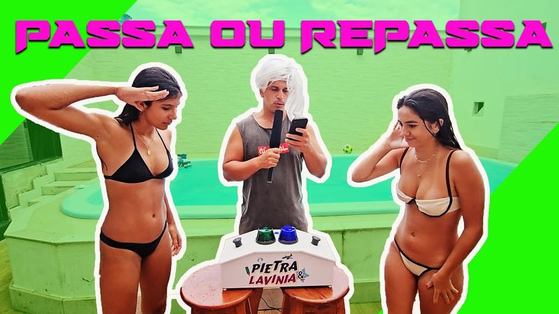 DESAFIO NA PISCINA, PASSA OU REPASSA, ERROU CAI NA PISCINA, JOGOS DE VERÃO