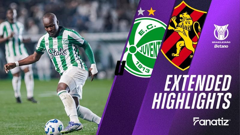 Juventude vs. Sport Recife 2 - 0 I Game Highlights I Brasileirão 2025