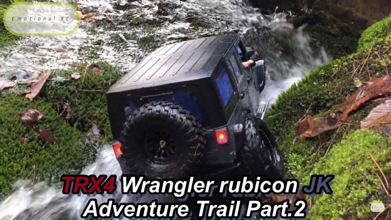 Traxxas TRX4 Jeep Wrangler Rubicon jk Adventure Trail #2 4wd crawler 4X4 Rc car