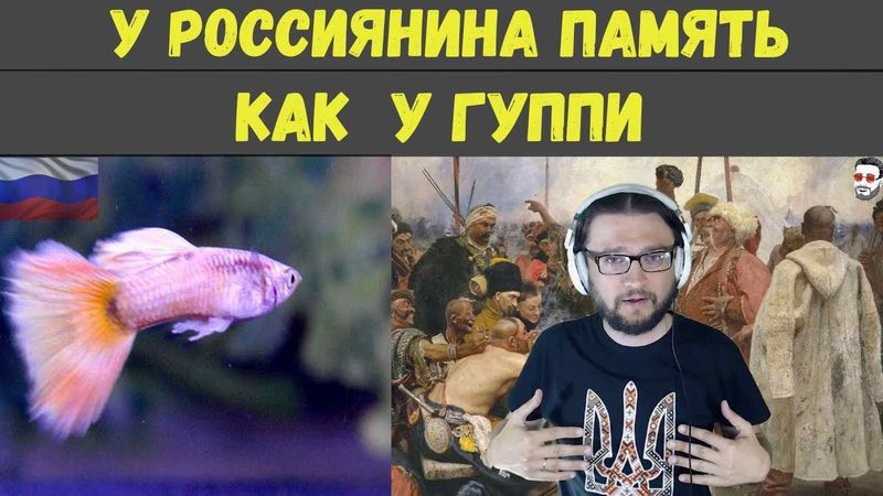 У россиянина память как у гуппи. Высокоразвитая цивилизация