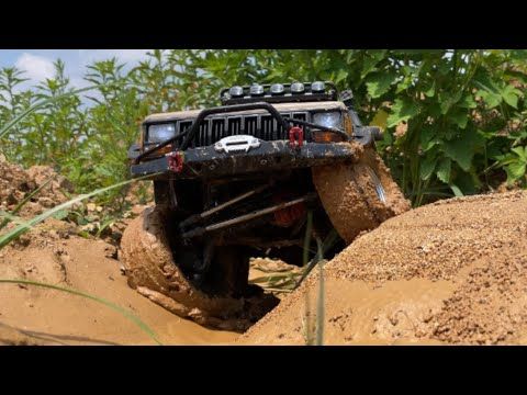 Axial SCX10 III Jeep Cherokee XJ Off-road Driving 4X4 RC Car No.20