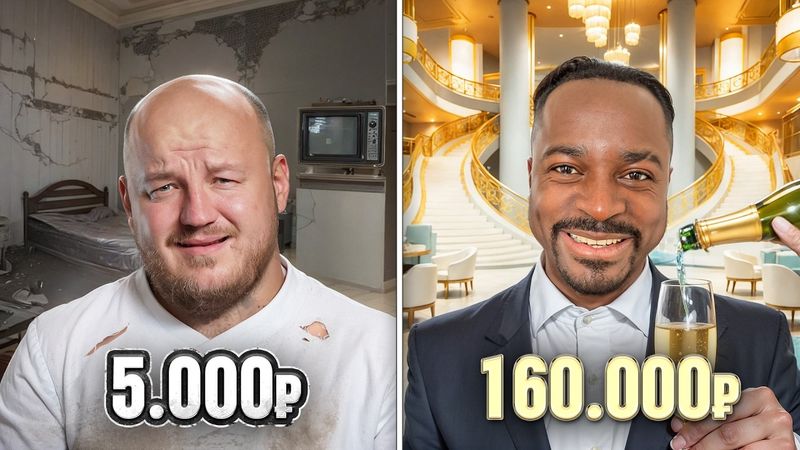 Пробуем ЕДУ в Самом Дорогом Отеле vs Самом Дешевом в ДУБАЕ! Дорого Дешево челлендж