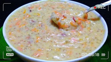 நீங்க நினைக்கிற மாதிரி ஒரு டேஸ்ட்ல ஜவ்வரிசி கேரட் பாயாசம்😎🤤