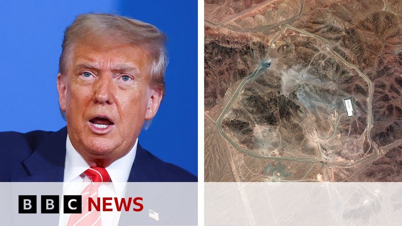 President Trump insists Iran's nuclear sites 'obliterated' despite intelligence report | BBC News