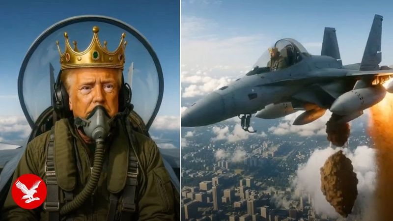 Trump mocks 'No Kings' protests with shocking AI videos