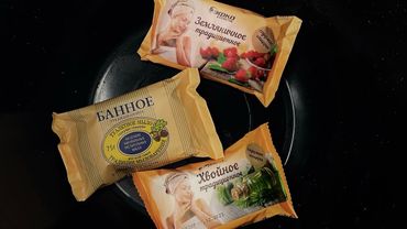 Мыление мыла🧼Банное🍃Земляничное🍓Хвойное🌲от ЭФКО🫧🧽#soap #asmr