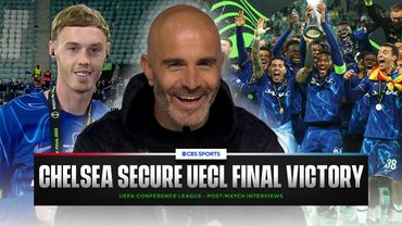 "UNBELIEVABLE" Maresca on Chelsea's season | "Going in the RIGHT DIRECTION" Palmer on UECL Final WIN