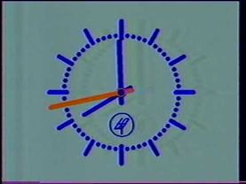 BT1 Bulgarian TV 1988 Clock