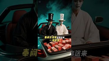 《黑白无常送财》知道你最近困难，奉法旨给你送财富！你接不接！接了！转发！功德无量！#阎王 #黑白无常 #正能量  #民间故事 #風水 #財運 #運勢 #命理 #国学文化 #道家文化 #民间传说