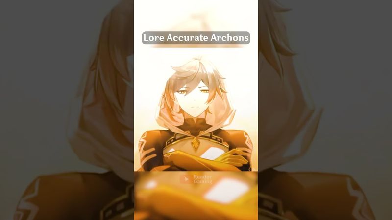 Genshin Impact Normal Archons Vs Lore Accurate Archons #genshinimpact