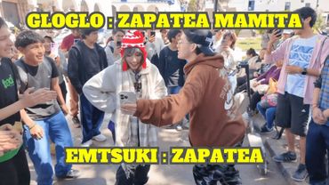 GLOGLO, CRAFT Y EMET BAILANDO EN PLAZA DE CUSCO