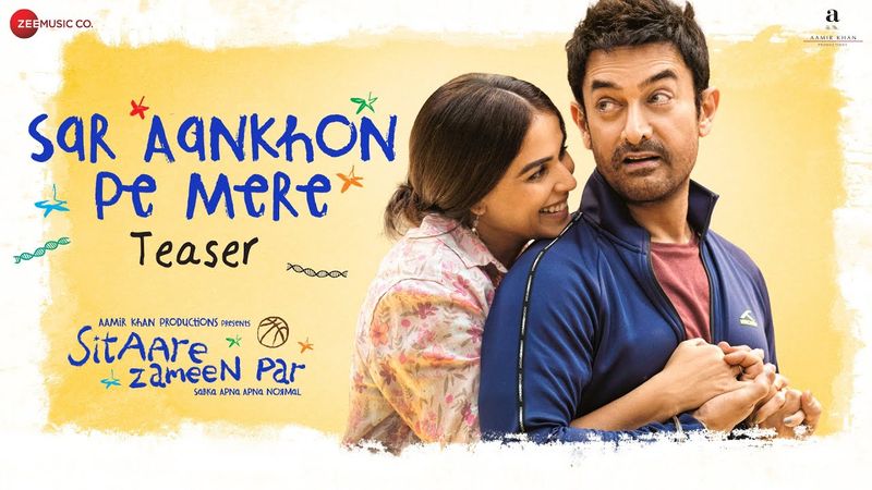 Sar Aankhon Pe Mere - Teaser | Sitaare Zameen Par | Aamir Khan, Genelia | Arijit Singh, SEL, Amitabh