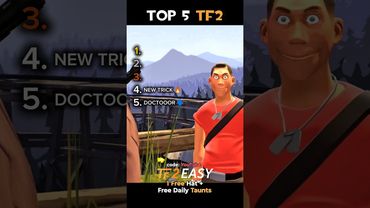 TOP 5 TF2 | 🎁 Use Code 'YouTube' on 𝗧𝗙𝟮𝗘𝗔𝗦𝗬 for 1 𝗙𝗥𝗘𝗘 HAT & DAILY 𝗙𝗥𝗘𝗘 TAUNTS #shorts #tf2 #memes