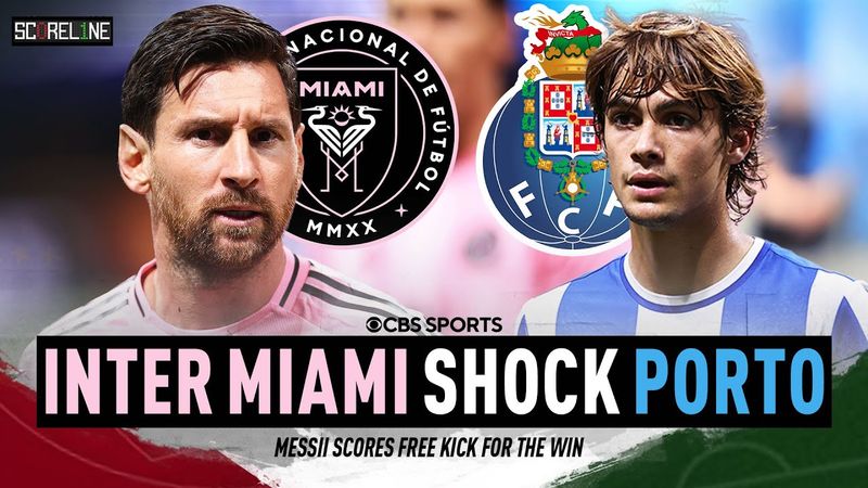Lionel Messi FREE-KICK gives Inter Miami win over FC Porto | How far can Inter Miami go? | Scoreline