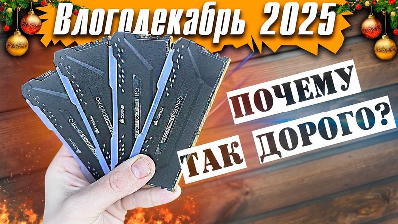 Почему Оперативная память теперь стоит очень дорого! - Влогодекабрь