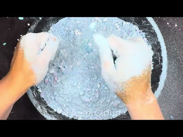 Dyed Chalk with Chalk Chunks