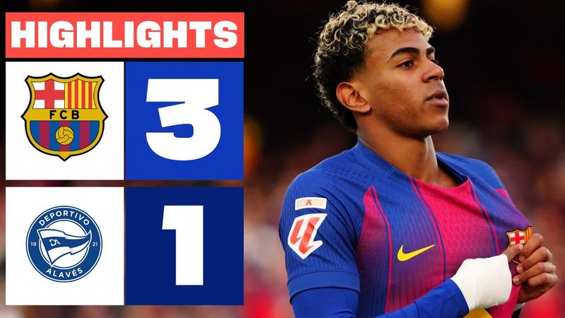 FC BARCELONA 3 - 1 DEPORTIVO ALAVÉS | HIGHLIGHTS LALIGA EA SPORTS