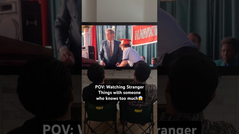 POV: Watching Stranger Things with someone who knows too much! #theory #strangerthings #eleven