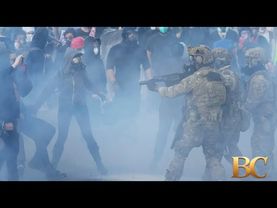 Multiple arrests near Portland ICE building after police declare riot