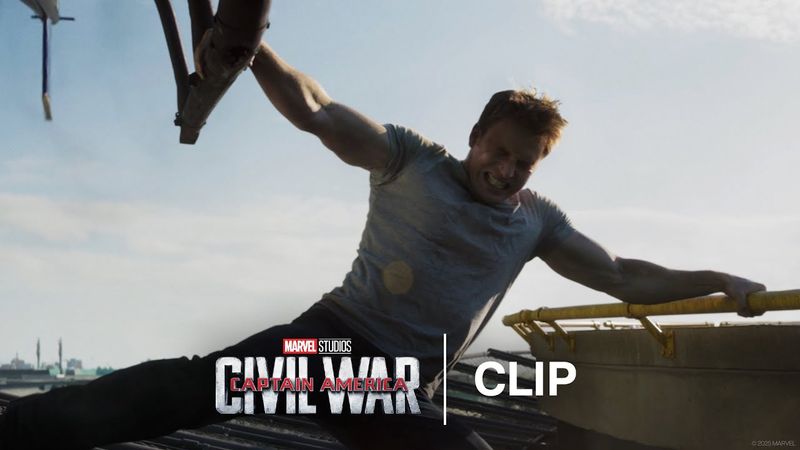 Captain America Stops The Winter Soldier's Helicopter | Captain America: Civil War | Official Clip