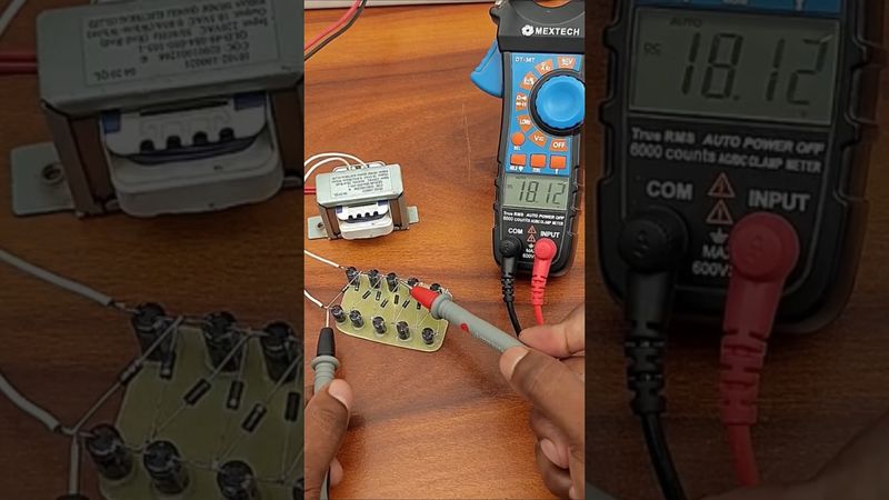 10 Stage Voltage Multiplier Circuit #diy #tech #electrical