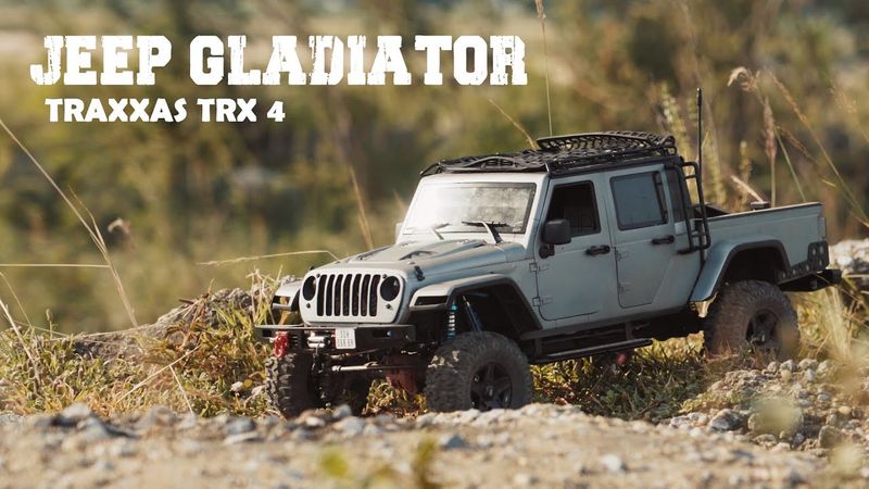 Rc Crawler Traxxas TRX-4 Jeep Gladiator Pickup Hard Body | RC jeep 4x4 off road / Killerbody