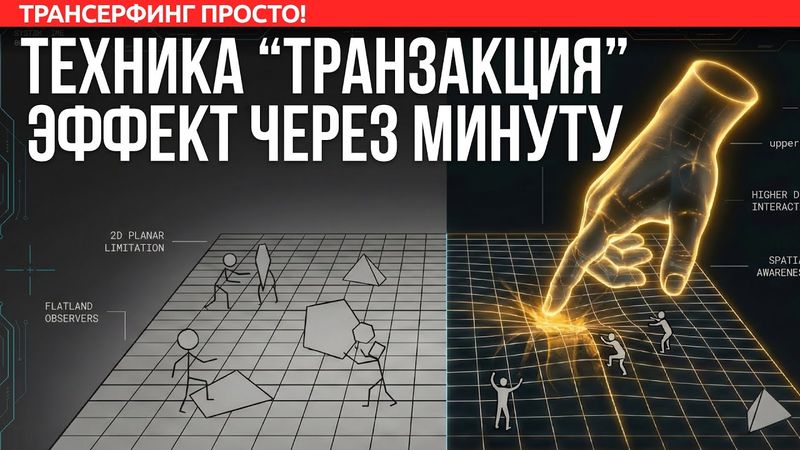 Осторожно! Эта техника меняет сценарий жизни слишком быстро [2026] Трансерфинг просто!