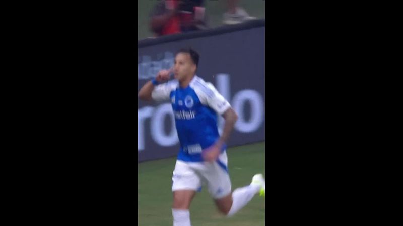 Segundo gol de Kaio Jorge para o Cruzeiro contra o Palmeiras