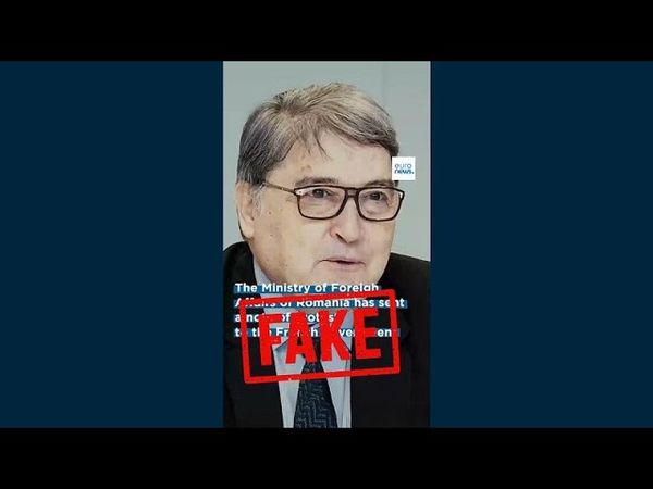 Fake Euronews report on alleged electoral interference in Romania spreads online
