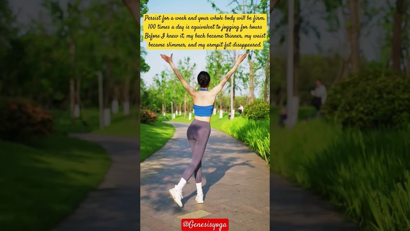 Cross high five, stick to it for a week and your whole body will be tight #shorts #backtraining