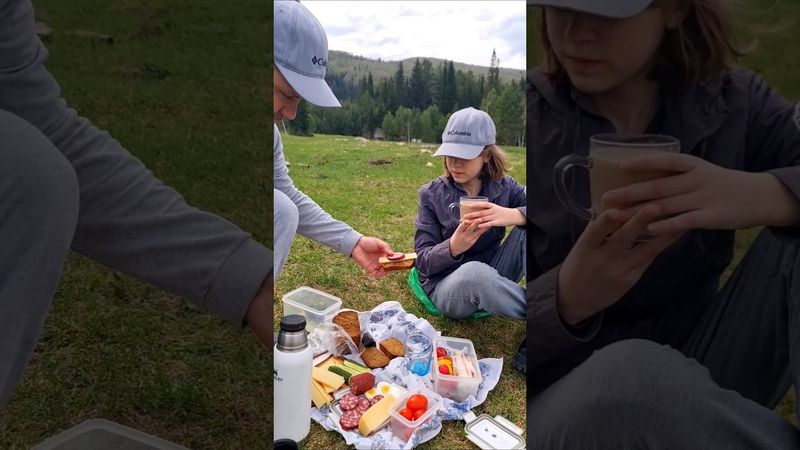 Вкусный пикник на природе #вкуснаяеда #готовимнаприроде #пикник