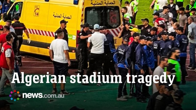 Horror scenes in football stadium tragedy