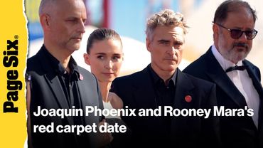 Joaquin Phoenix and Rooney Mara's red carpet date at Venice Film Festival